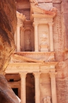 Een glimp van Paleis in Petra